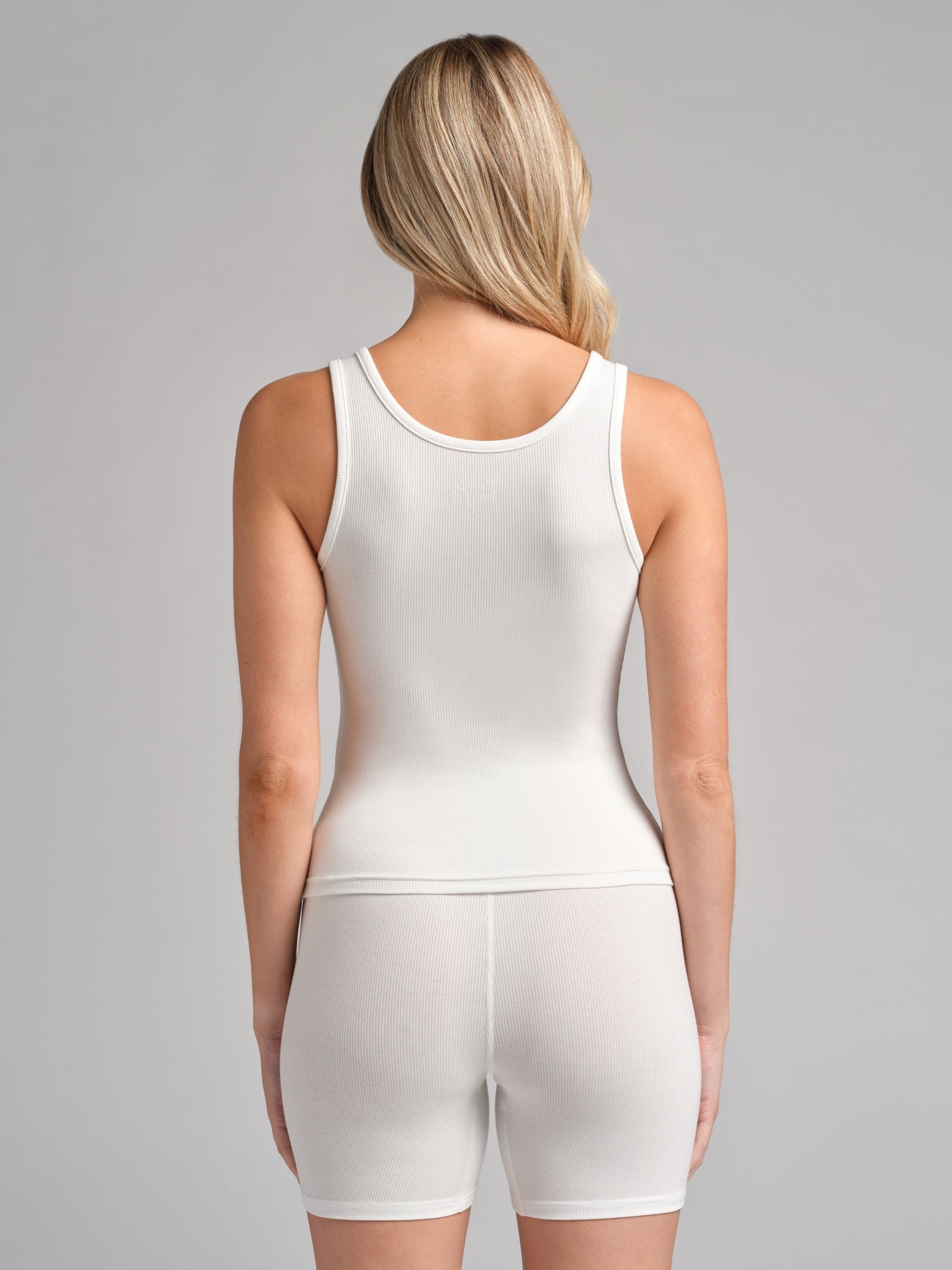 Rib Contour Waist Length Tank 3-Pack