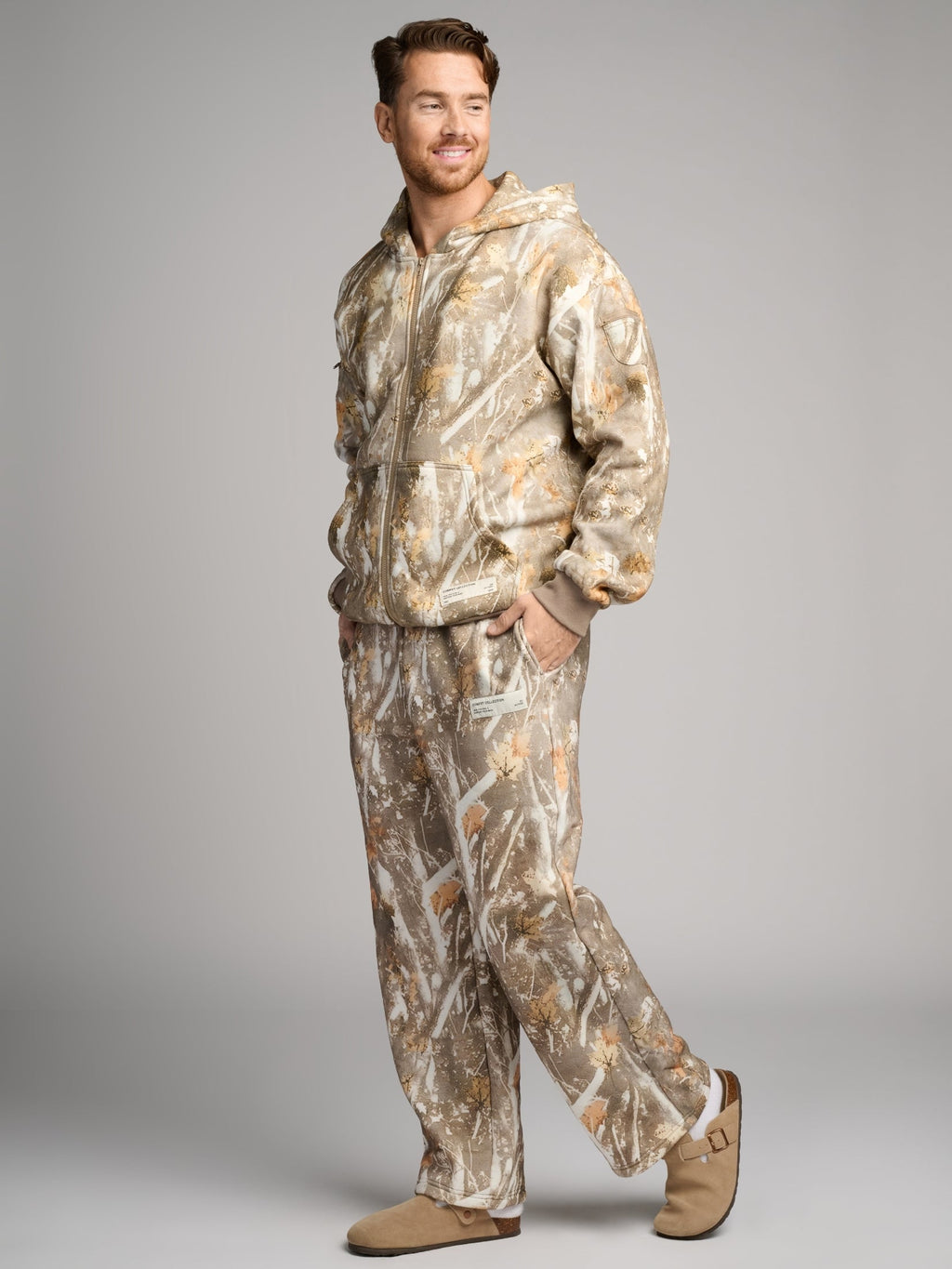 Camo Straight Leg Sweatpants - Pre Order