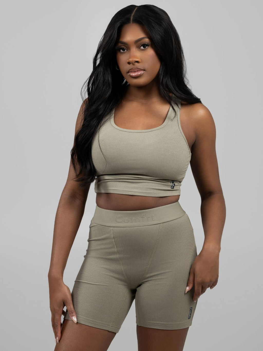 Rib Contour Crop Tank - Pre Order